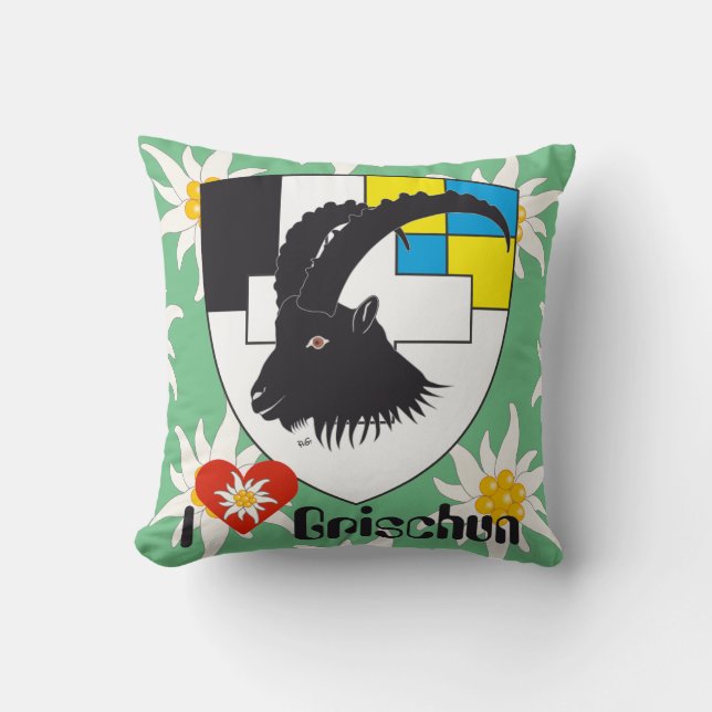 Grischun Svizra almofada (Frente)