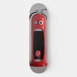 Gritando com Disco do Skateboard do Extinguista de