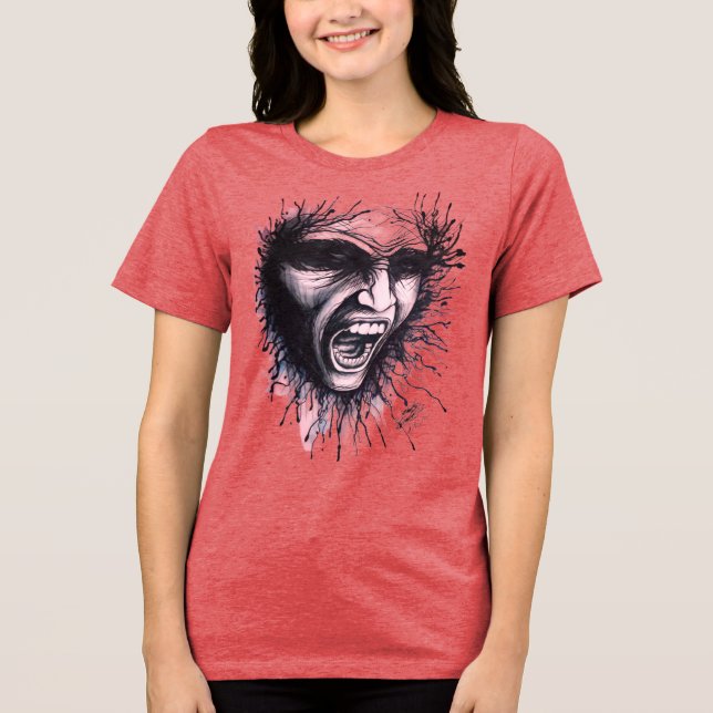 Gritando Face T-Shirt (Frente)