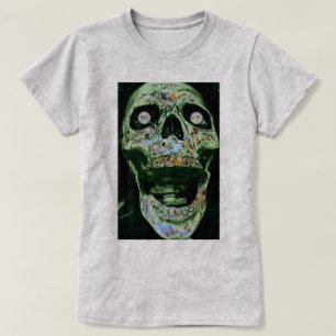 Gritando o T-Shirt Caveira