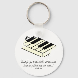 "Grito para a alegria - chaveiro do piano"