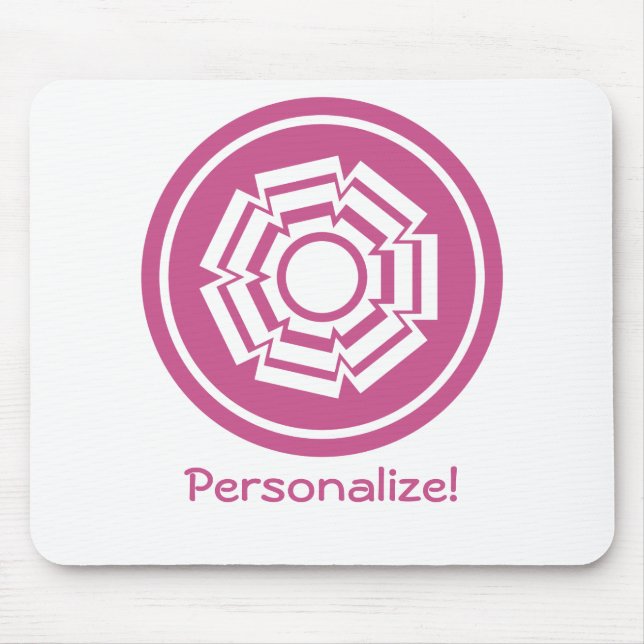Groove Mousepad Floral, Magenta (Frente)