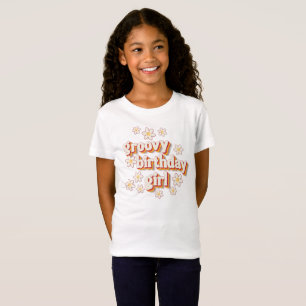 Groovy Birthday Girl Boho T-Shirt