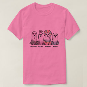Groovy Ghosts Halloween T-Shirt Retro Psychedelic