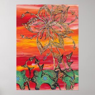 Groovy Pigs impressão