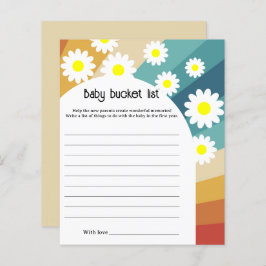 Groovy Retro - Lista de baldes para Bebês