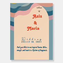 Groovy Retro Welcome Sign - Uma Entrada Nostálgica