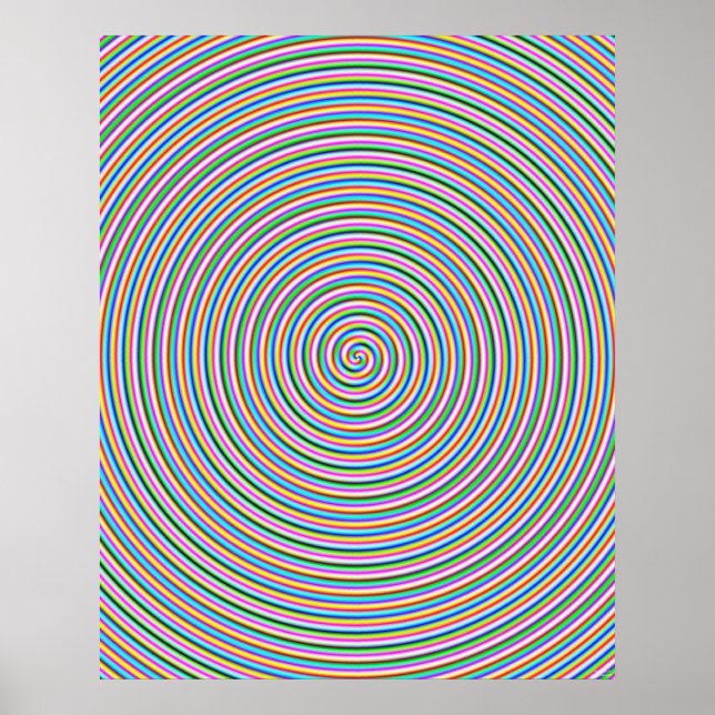 Groovy Spiral Impressão (Frente)