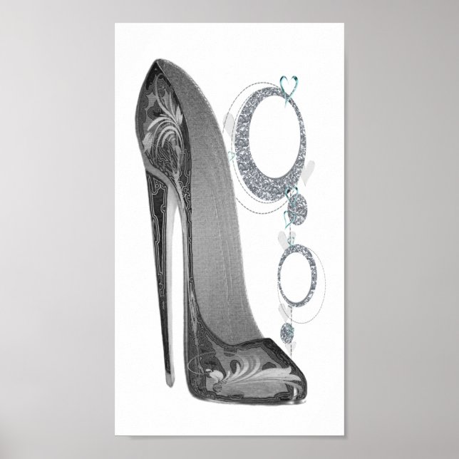 Groovy Stiletto e Sparkle Bling Poster (Frente)