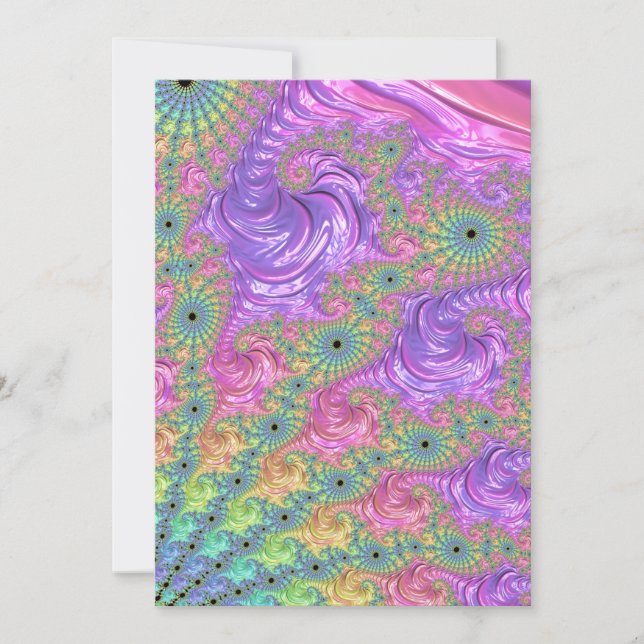 Groovy Trippy Boho Tom Janela Fractal (Frente)