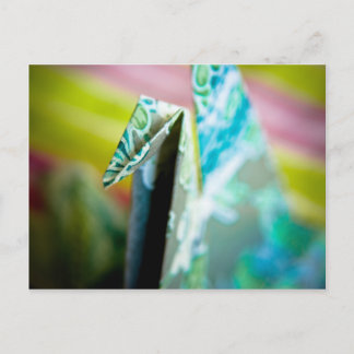 Grou de Origami • Cartão Postal