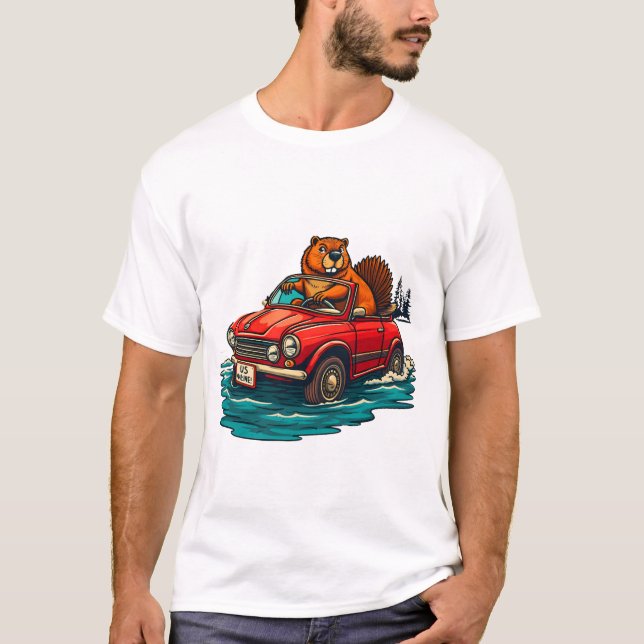 GROUNDHOG Atende À Natureza: T-Shirts Impressas Pe (Frente)
