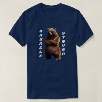 Grtio Engraçado com T-Shirt do Urso Legal