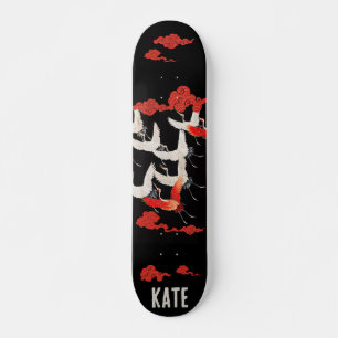 Gruas voadoras japonesas - skate negro