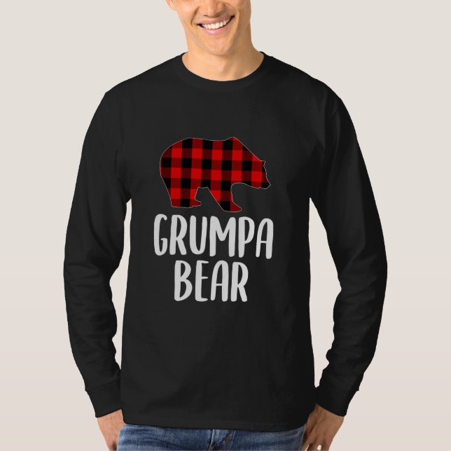 Grumpa Bear Camisa Vovô Bear Xadrez (Frente)