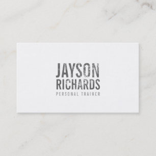 Grunge cinzento corajoso cartão de visita