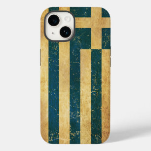 Grunge da Vintage do Sinalizador de grécia