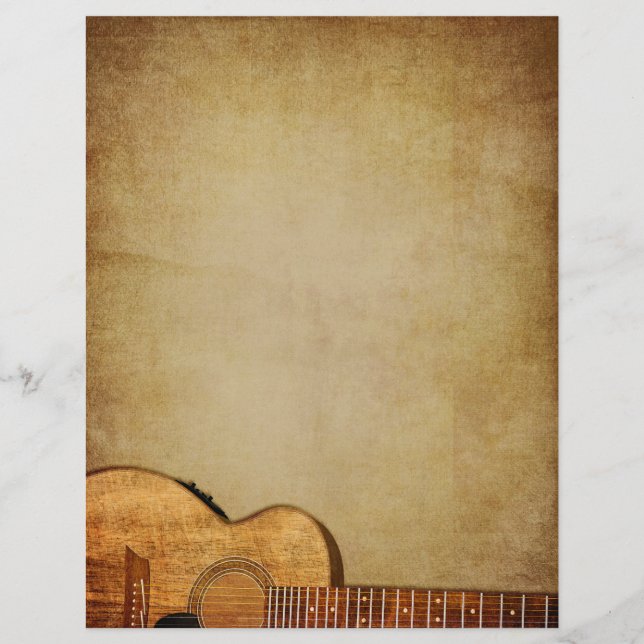 Grunge de Violão Vertical (Frente)