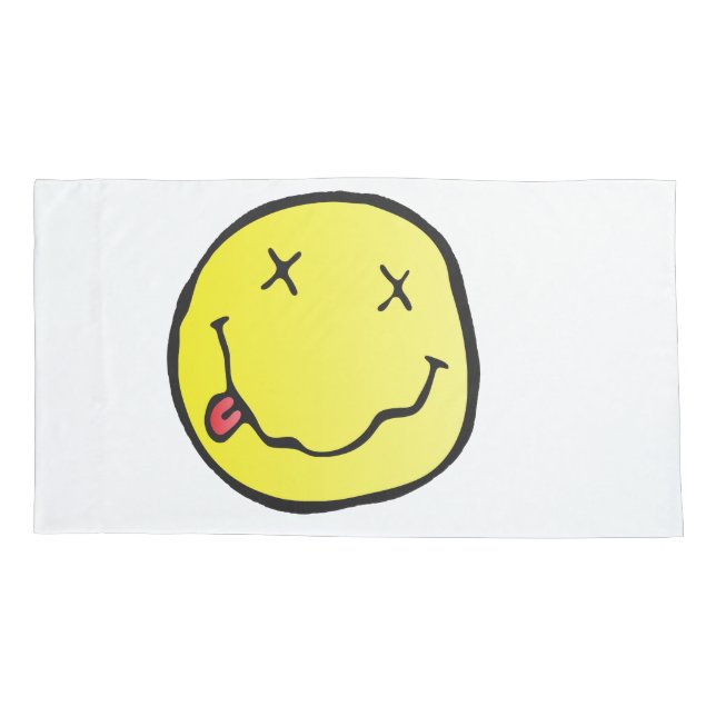grunge emoji travesseiro pillowcase (Verso)