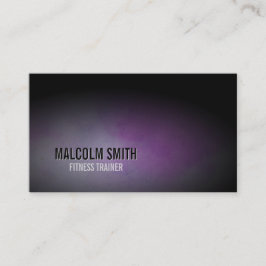 Grunge Escuro do Cartão de visita de Treinador de 