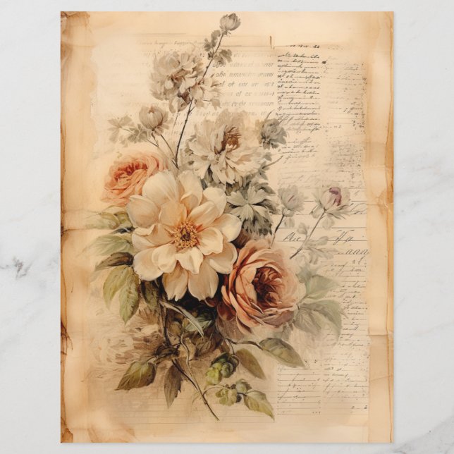 Grunge Floral 6 AIda (Verso)