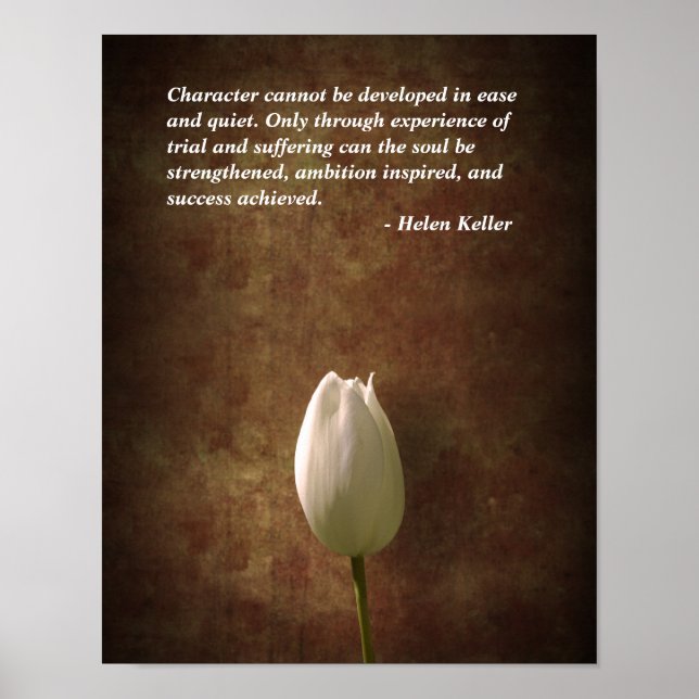 Grunge - Poster de cotação personalizável (Frente)