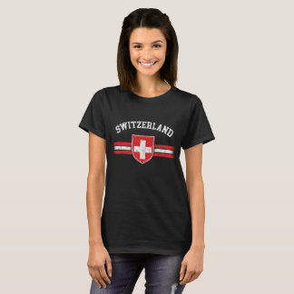 Grunge Vestido Olhar Suiça Sinalizador T-Shirt