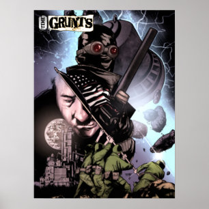 Grunts de tempo V1 design poster