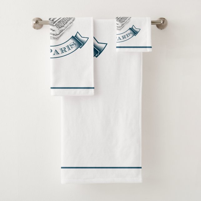 Grupo azul escuro de toalha de Le Bain Du Paris (Insitu)