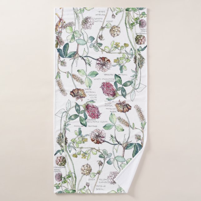 Grupo botânico de toalha de banho das flores do (Toalha de Banho)