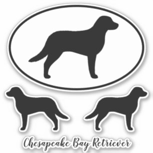 Grupo da etiqueta das silhuetas do Retriever de