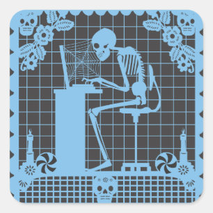 Grupo da etiqueta de Computadora Muerto