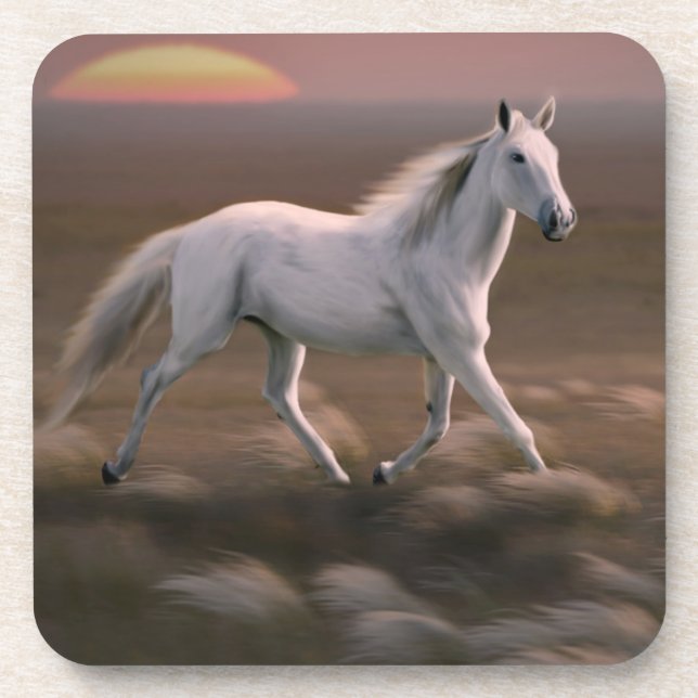 Grupo da porta copos do cavalo do por do sol (Frente)