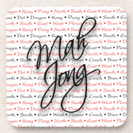 Grupo da porta copos do Mah Jongg