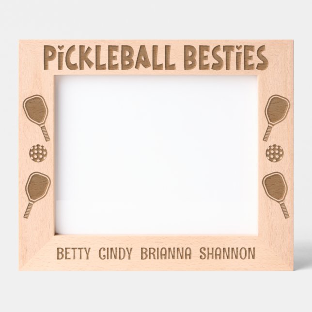 Grupo de Besties de Pickleball de Amigos de Pickle (Front)