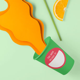 Grupo de Etiquetas de Nome do Marcador de Embalage