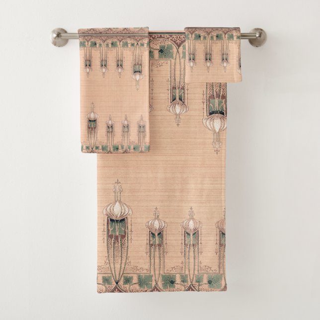 Grupo de toalha de banho das flores da flor de lis (Insitu)