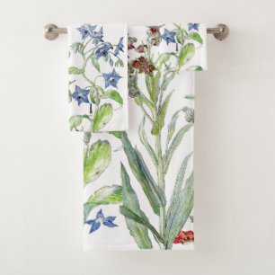 Grupo de toalha de banho das flores do Wildflower