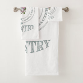 Grupo de toalha de banho do país da magnólia