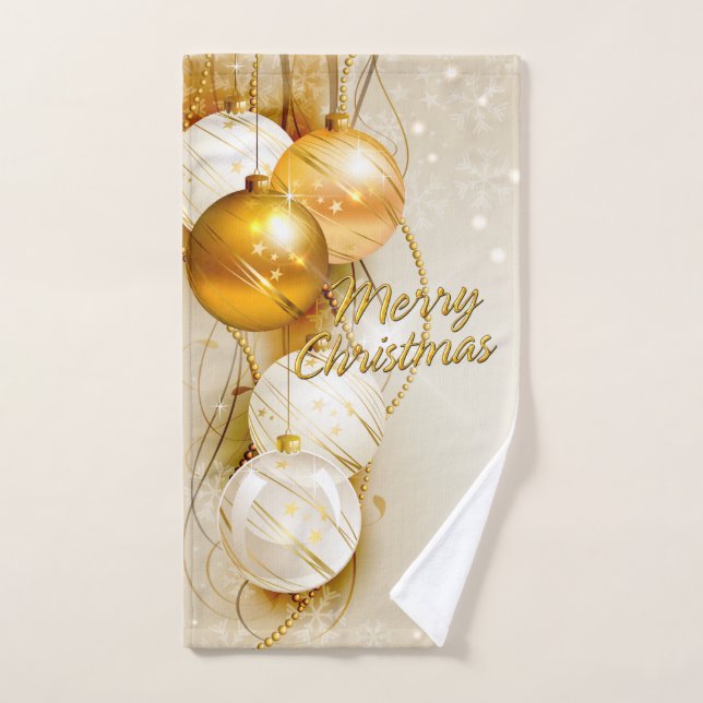 Grupo de toalha do banheiro do Feliz Natal 23 (Toalha de mão)