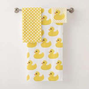 Grupo Ducky de borracha amarelo de toalha de banho