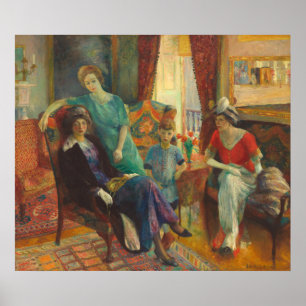 Grupo Familiar - William Glackens Fine Art Poster