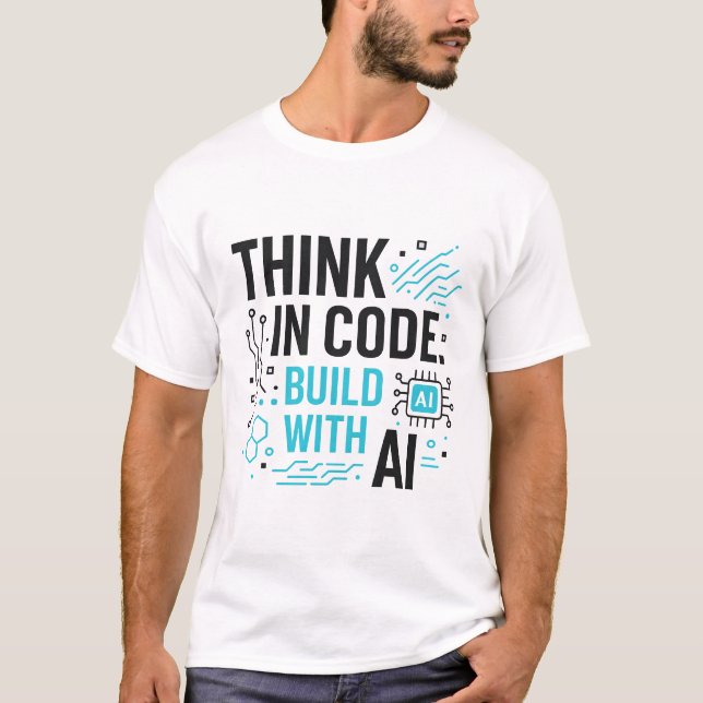 Grupo IA do Think Code Build | Camisa do Desenvolv (Frente)