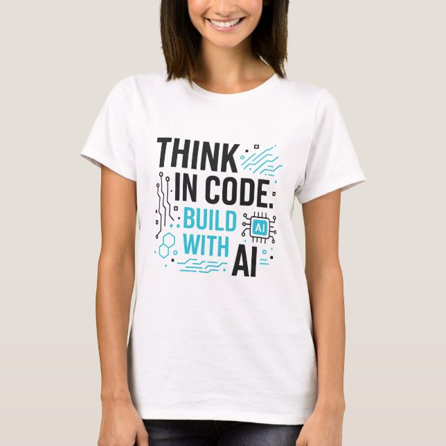 Grupo IA do Think Code Build | Camisa do Desenvolv (Frente)