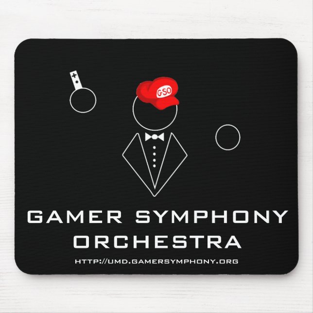 GSO Mousepad preto (Frente)