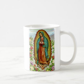 Guadalupe com caneca dos rosas
