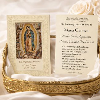 Guadalupe Maria Oração Funeral Sagrada