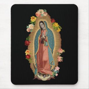 Guadalupe Mousepad cor-de-rosa