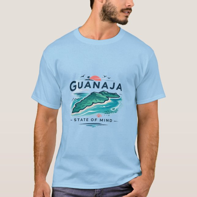 Guanaja State of Mind Island Graphic T-Shirt (Frente)