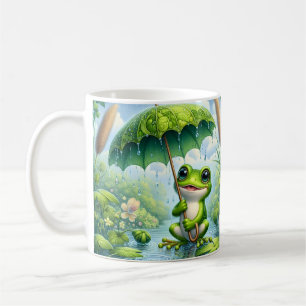 Guarda-chuva de Sapo Fofo para Caneca de Café Sa